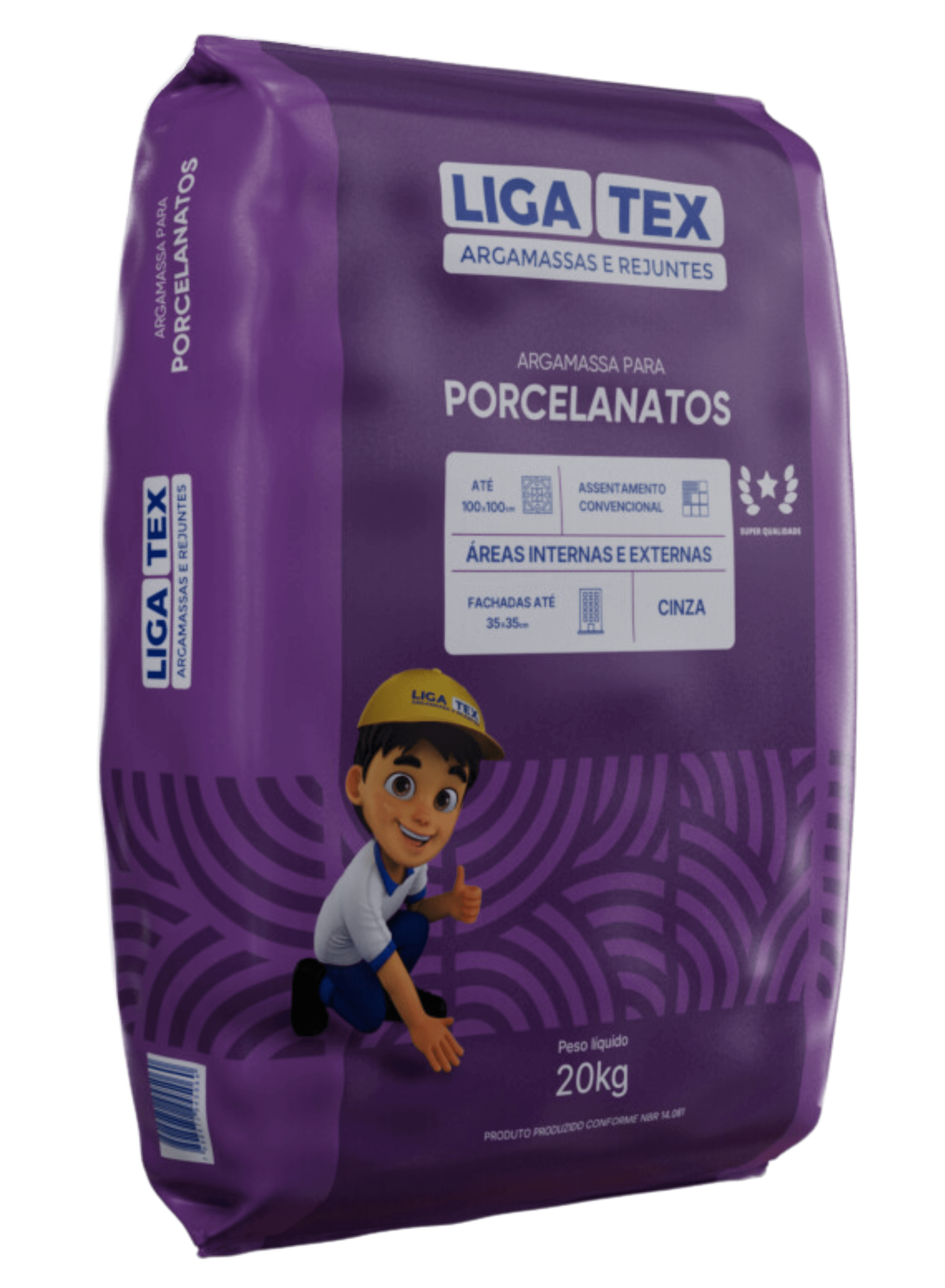 Argamassa para porcelanatos iterno/externo cinza