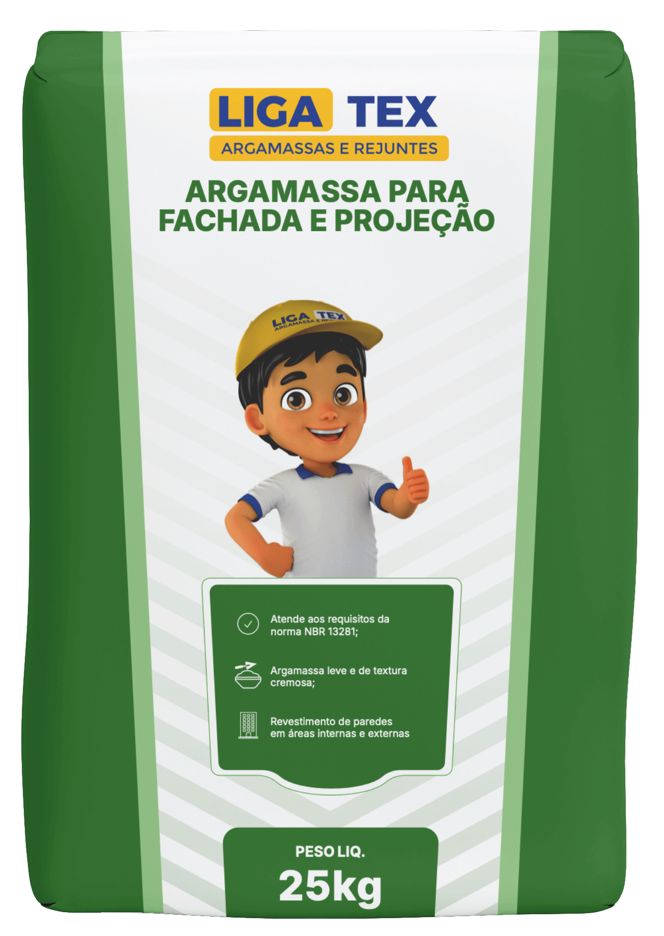 Argamassa Fachads e Projeção Ligatex
